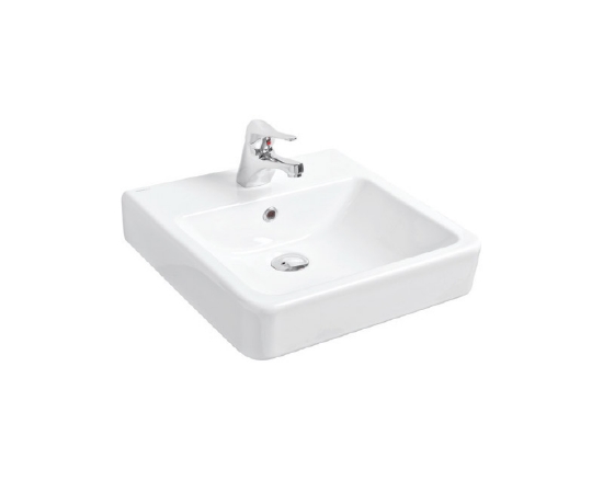 Picture of Kare Mobilya Üstü Lavabo (45x45) Duvara Montajlı