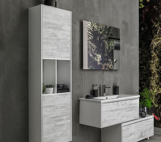 Bild von VENUS 85cm Etajerli Lavabo+Alt Dolap